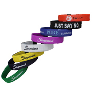 Woven-In Brand Band TM Bracelet and Wrist Band  (Patent 3,962,244)